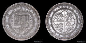España. Felipe III. 50 Reales 1609. Cincuentin. Restrike. XMA1