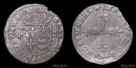 Francia. Henry IV. 1/4 Ecu 1602 Pau. Dy1240