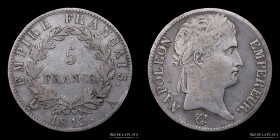 Francia. Napoleon I. 5 Francs 1813A. KM694.1