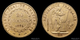 Francia. 20 Francs 1895 A. KM825