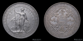 Gran Bretaña. 1 Dollar 1899 B (Trade). KMT5