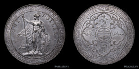 Gran Bretaña. 1 Dollar 1902 B (Trade). KMT5
