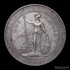 Gran Bretaña. 1 Dollar 1911 B (Trade). KMT5