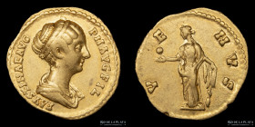 Faustina II (146-176AD) AV Aureus. RIC 517a