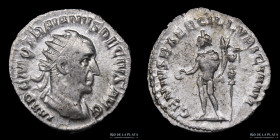 Trajan Decius (249-251AD) AR Antoninianus. RIC 4b