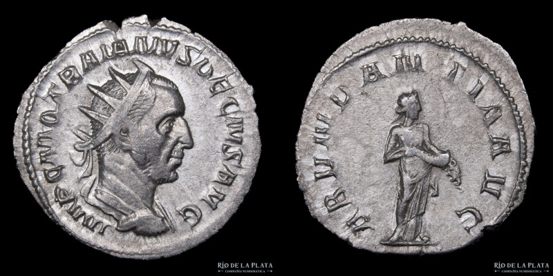 Trajan Decius (249-251AD) Antoninianus. Struck Jul-Dec 250AD. Silver; 22mm; 3.29...