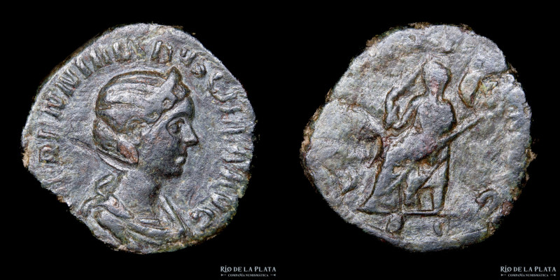 Herennia Etruscilla (249-251AD) Sestertius. Rome mint. Bronze; 28mm; 18.81g. A: ...