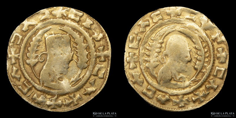 Axum. Anonymous (After 480s AD) Chrysos. Gold; 17mm; 1.42g. A: ✠ↃΛↃ✠CIN✠CΛX✠ΛCΛ,...