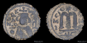 Arab-Byzantine Anonymous. Umayyads AE Fals. Emesa