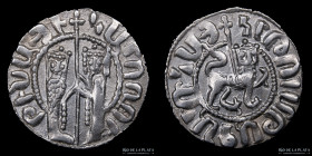 Armenia. Cilicia. Hetoum I & Zabel (1226-1270AD) AR Tram