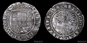 Spain. Castille & Leon. Ferdinandus V and Elisabet I. 1 Real ND (1497-1566)