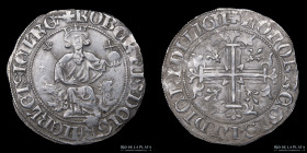 Naples. Robert d’Anjou (1309-1343) AR Carlin. PA 3982