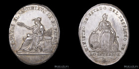 Bolivia. 1831-1838. Insignia Ministro de lo Interior. RTB 81