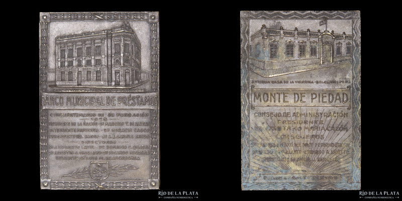 Argentina. 1928. Cincuentenario del Banco Municipal de Préstamos. Buenos Aires. ...