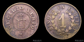 Argentina. Ficha. Esquila. Valor 1. Estancia de Cecilio Yerio. Cnel. Suarez. Bs As