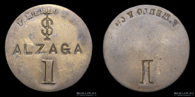 Argentina. Ficha. Esquila. Valor 1. F. Merlo y Cia. Rojas. Bs As
