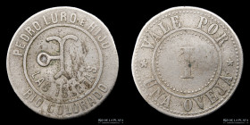 Argentina. Ficha. Esquila. 1 Oveja. Pedro Luro e Hijos. Rio Colorado. Bs As