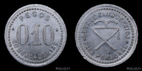 Argentina. Ficha. Forestal. Valor 0.10 Pesos en Mercaderias. Obraje Tinajeraioj