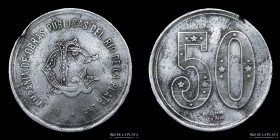 Argentina. Ficha Valor 50 (Centavos) Compañia de Obras Publicas del Rio de la Plata Ltd.
