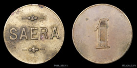 Argentina. Ficha. Valor 1. SAERA