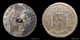 Argentina. Boton. c.1897-1912. 2 Reales. Nicolas y Santiago Pietre. Plata