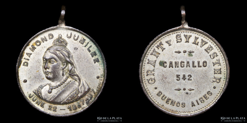 Argentina. 1897. Publicitaria. Grant y Sylvester. Celebración del Jubileo de dia...