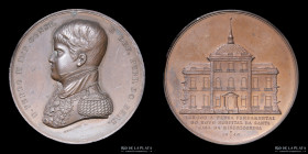 Brasil. 1840. Pedro II. Piedra Fundamental Hospital Casa de Misericordia