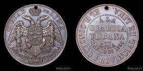 Peru. 1895. A la Guardia Urbana. Consejo Provincial de Lima