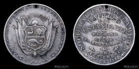 Peru. 1912. Bautizo del Estandarte. Sociedad Grupo de Amigos