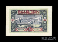 Alemania. Notgeld Baustein. 50 Mark 1922 Cuero blanco