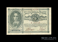 Belgica. 5 Francs 1915. Pick 88