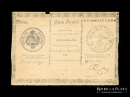 Bolivia. Banco Oriental. 1 Boliviano 1891. NiP
