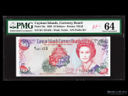 Cayman Islands. 10 Dollars 1996. Pick 18a PMG 64