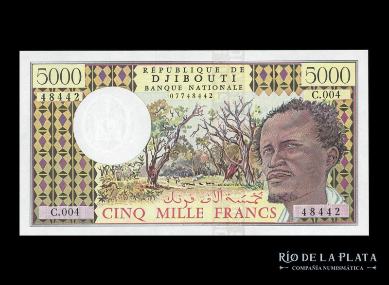 Djibouti. 5000 Francs ND1979. Pick 38d (UNC)

Estimate: USD 50 - 100