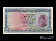 Egipto. 1 Pound 1952. Pick 24c