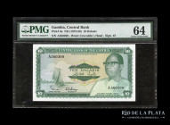 Gambia. 10 Dalasis ND1972-86. Pick 6a. PMG 64