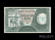 Indonesia. 10.000 Rupiah 1964. Pick 101a