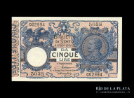 Italia. 5 Lire 1923. Pick 23f