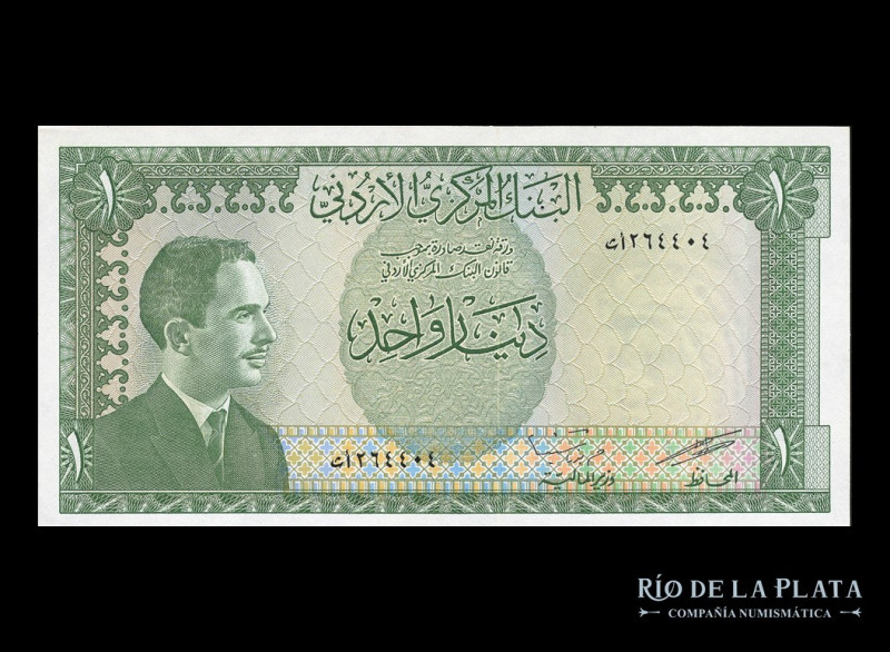 Jordania. 1 Dinar 1959. Pick 14b (UNC)

Estimate: USD 25 - 50