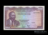 Kenia. 100 Shillings 1969. Pick 10a