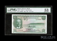 Malawi. 1 Pound 1964. Pick 3. PMG 53