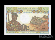 Mali. 500 Francs ND1973. Pick 12d