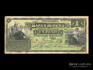 Mexico. Banco Minero. 1 Peso 1914. Pick S162f