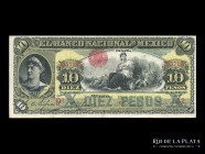 Mexico. Banco Nacional. 10 Pesos 1912. Pick S258e