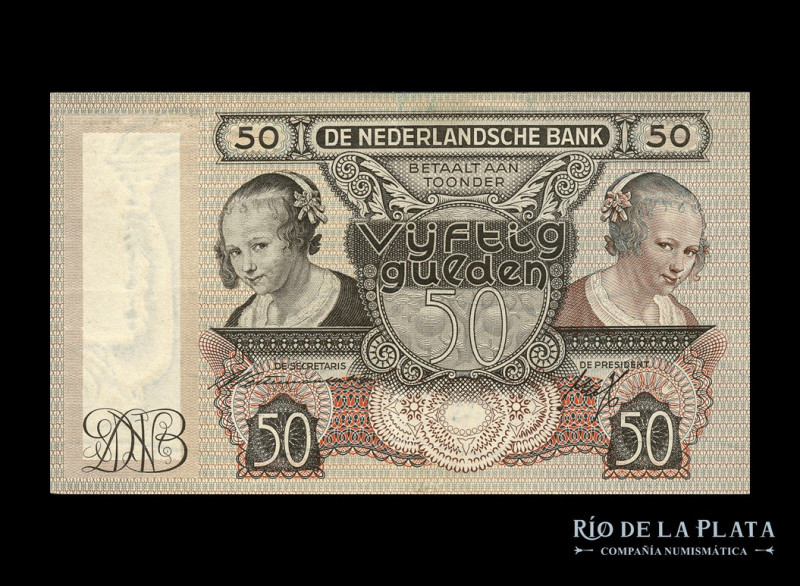 Paises Bajos. 50 Gulden 1941. Pick 58 (XF)

Estimate: USD 100 - 200