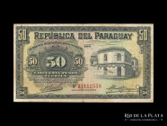 Paraguay. 50 Pesos Fuertes 1920-1923. Pick 151