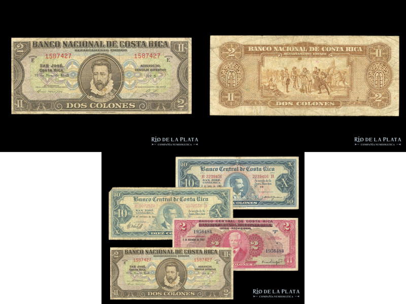 Costa Rica. Lote x 4. Todos diferentes 1943-1967. Varios estados (G-UNC)

Esti...