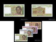 Madagascar. 500, 1.000, 5.000 y 10.000 Francs 1995