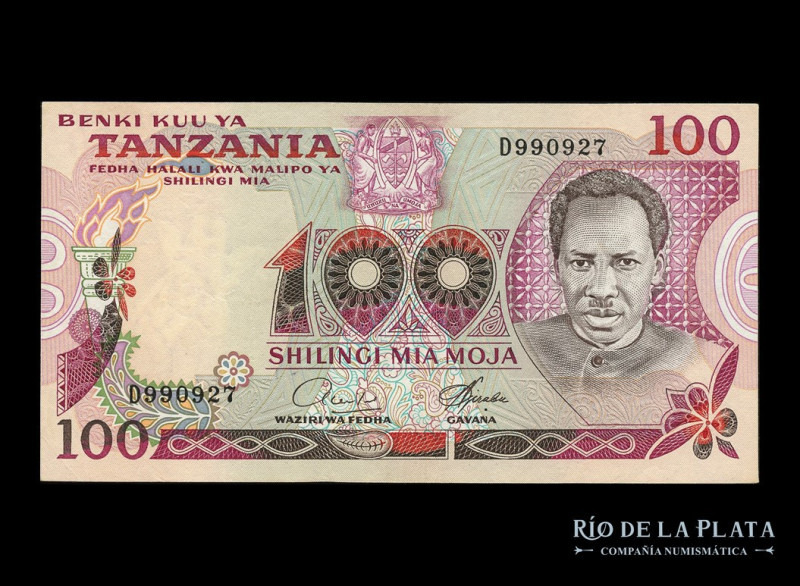 Tanzania. 100 Shillings 1977. Pick 8a (UNC)

Estimate: USD 25 - 50