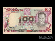 Tanzania. 100 Shillings 1977. Pick 8a